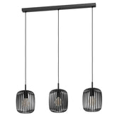 Eglo Lighting Lighting Romazzina Pendant Light 3 Light - Black or Sandy Lights-For-You